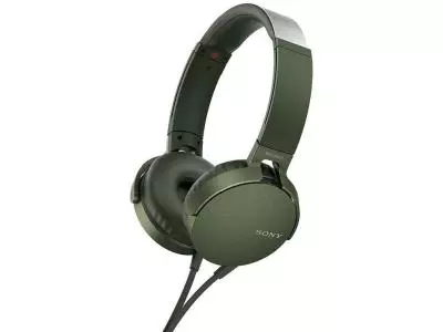 Наушники Sony MDRXB550APG.E зеленый