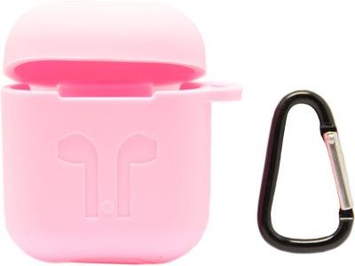 Чехол для наушников Silicone Case для Airpods розовый