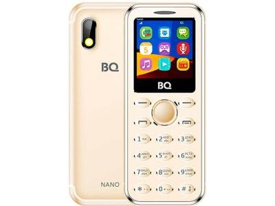 Мобильный телефон BQ BQ-1411 Nano золотистый