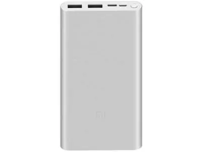 Внешний аккумулятор Xiaomi 3 10000Mah серебристый